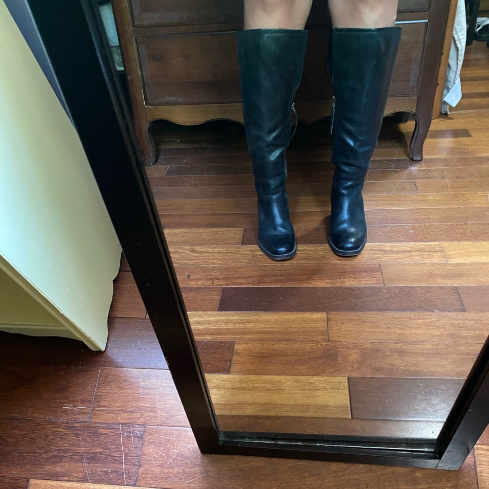 Black Knee-High Boots